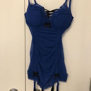Dark Blue LaSenza lingerie EUC Size XS
